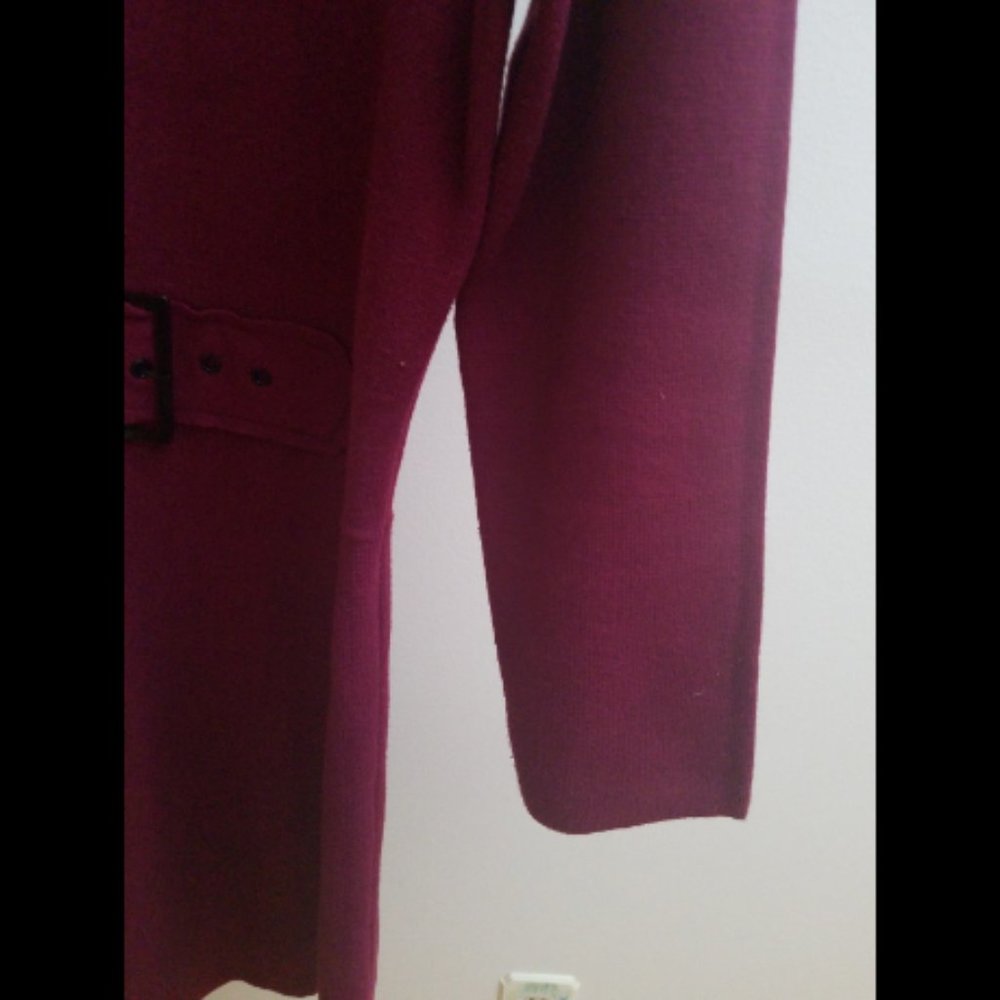 Karl Lagerfeld burgundy sweater dress Size XS - Picture 7 of 9
